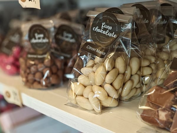 Geschenktüten von Fanø Chokolade